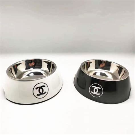 chanel dog bowl price|coco chanel dog accessories.